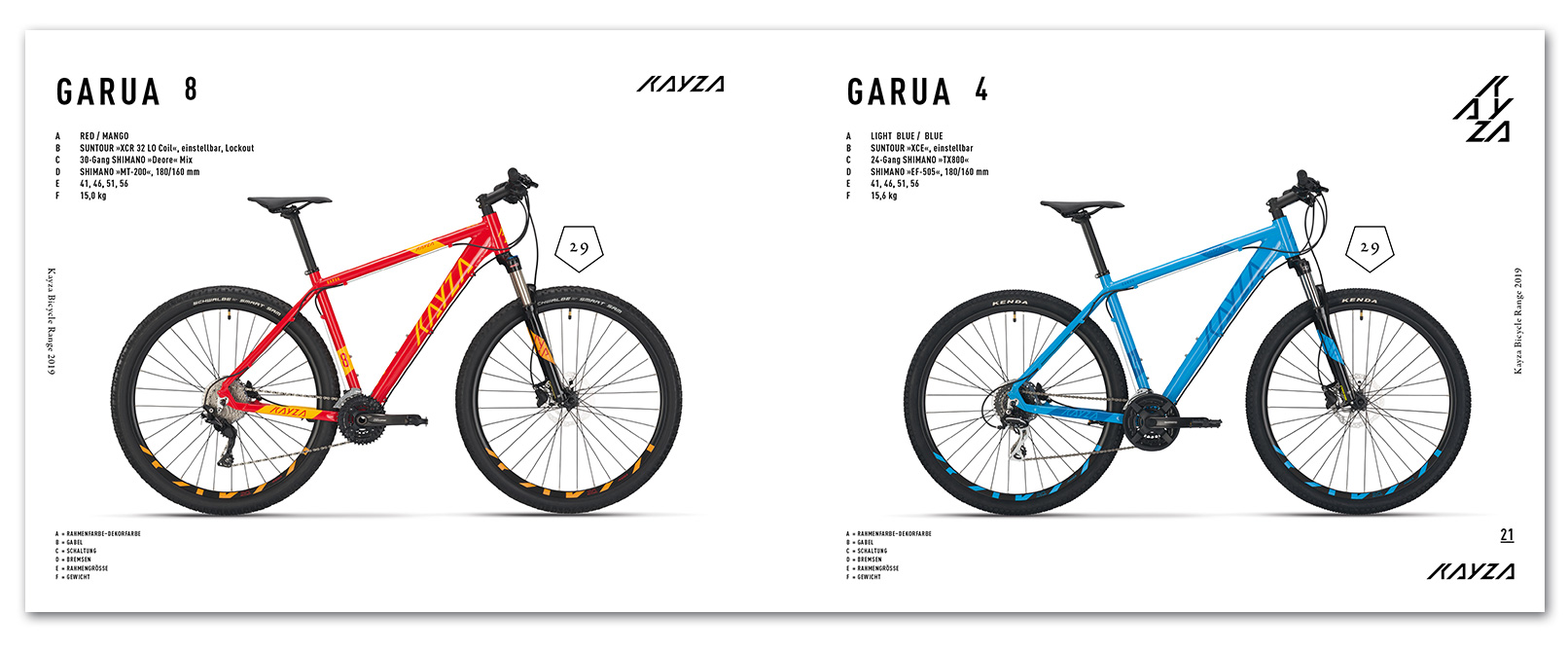 Kayza Bikes - Visuelle Identitaet - Kataloggestaltung