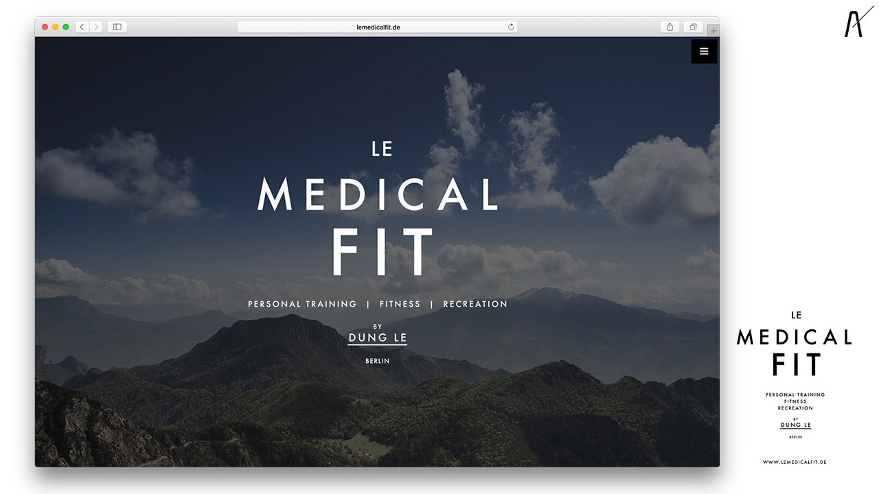 Corporate Design für Le Medical Fit, Sport, Fitness, Personal Trainer aus Berlin