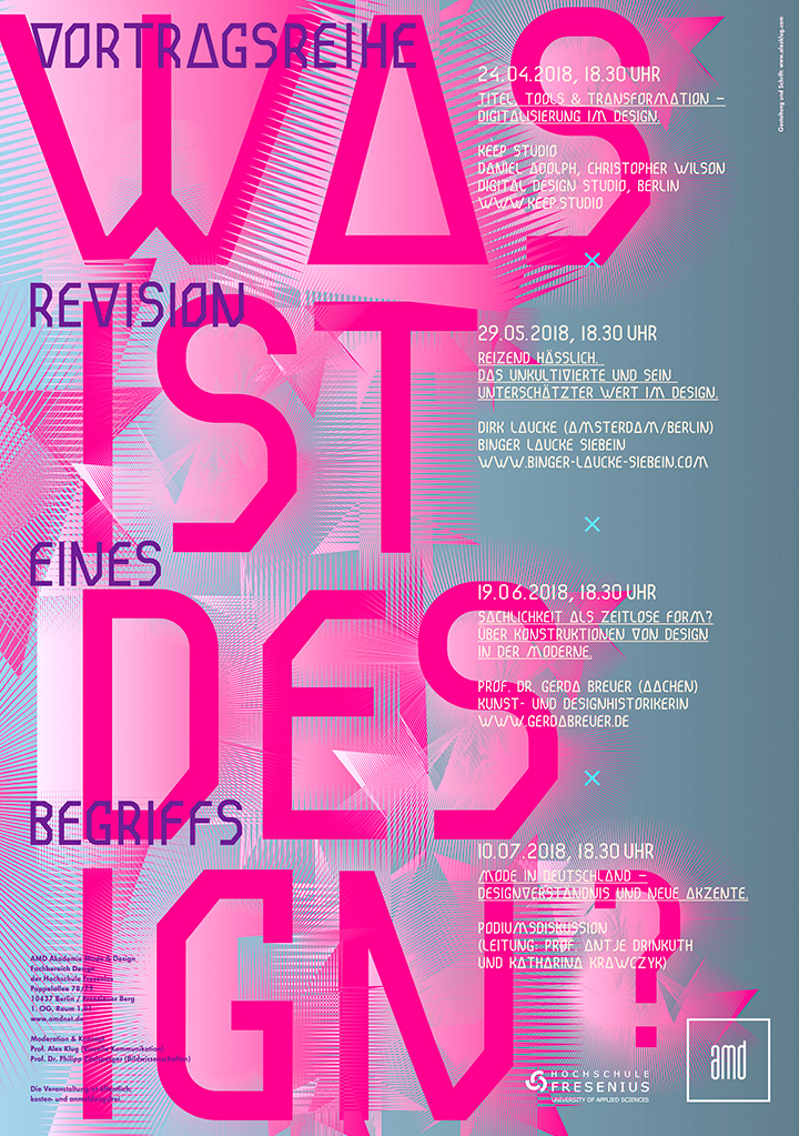 Poster zum Thema Was ist Design?